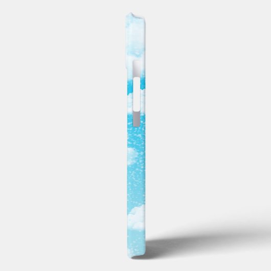 Blaue Himmelswolken Personalisiert Case-Mate iPhone Hülle (Rückseite / Links)