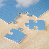 Blaue Himmelswolken Puzzle (Seite)
