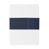 Blaue Hochzeit der Blütenmeere Einladungsbanderole (Rückseitenbeispiel)