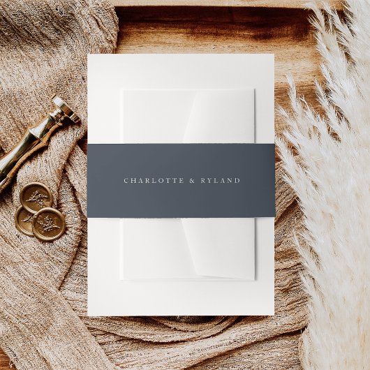 Blaue Hochzeit der Küstenwache Einladungsbanderole