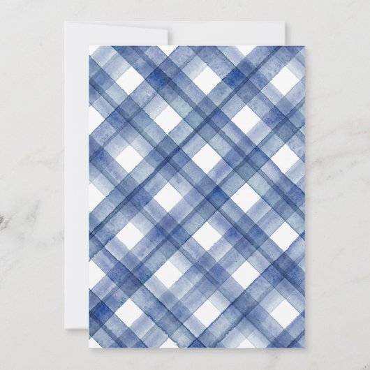 Blaue Hochzeit der Nautik Save The Date (Rückseite)