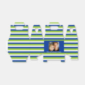 Blaue Hochzeit FOTO 2 Geschenkschachtel (Ungefaltet)