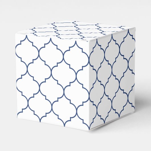 Blaue Hochzeit Geschenkschachtel (Vorderseite)