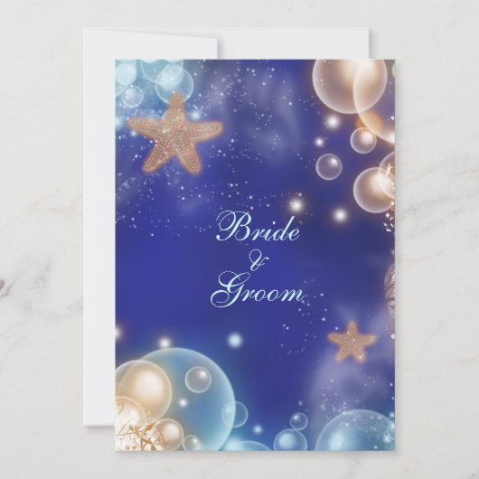 Blaue Hochzeit-Verlobung #2 Einladung (Vorderseite)