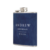 Blaue Hochzeit von Watercolor Flachmann (Links)