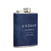 Blaue Hochzeit von Watercolor Flachmann (Rechts)