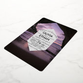 Blaue Hochzeitsnacht am Strand Einladung (Gedreht)