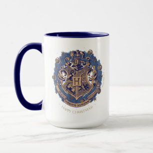 Blaue HOGWARTS™-Wappen-Weihnachtsgirlande Tasse