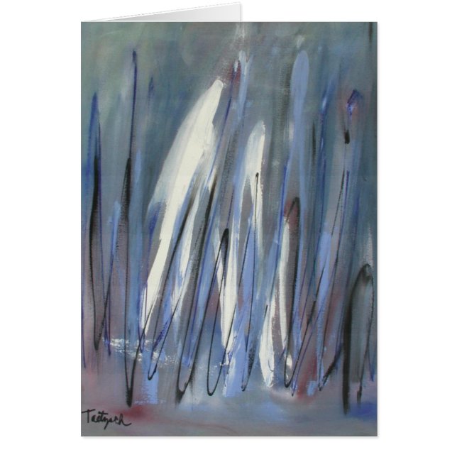 BLAUE HOLZ Karten (Vorne)