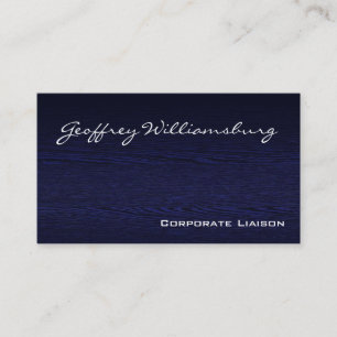 Blaue hölzerne berufliche Geschäfts-Karten Visitenkarte