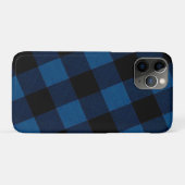 Blaue Holzfäller-Karozeichnung Case-Mate iPhone Hülle (Rückseite (Horizontal))