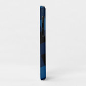 Blaue Holzfäller-Karozeichnung Case-Mate iPhone Hülle (Hinten/Links)