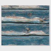 Blaue Holzmauer. Abstrakter Hintergrund und Geschenkpapier (Flach)