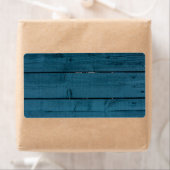 Blaue Holzplanken (Insitu)