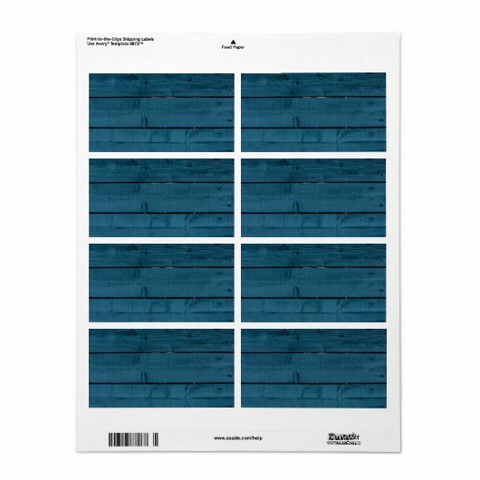 Blaue Holzplanken (Vorne)