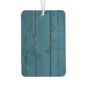 Blaue Holzplanken Autolufterfrischer (Rückseite)
