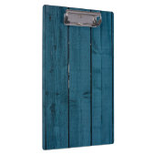 Blaue Holzplanken Klemmbrett (Rechts)