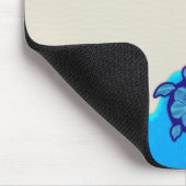 Blaue Honu Schildkröten Mousepad (Ecke)