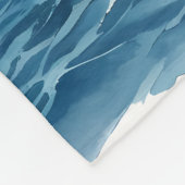 Blaue Horizont-Segelyacht Fleecedecke (Ecke)