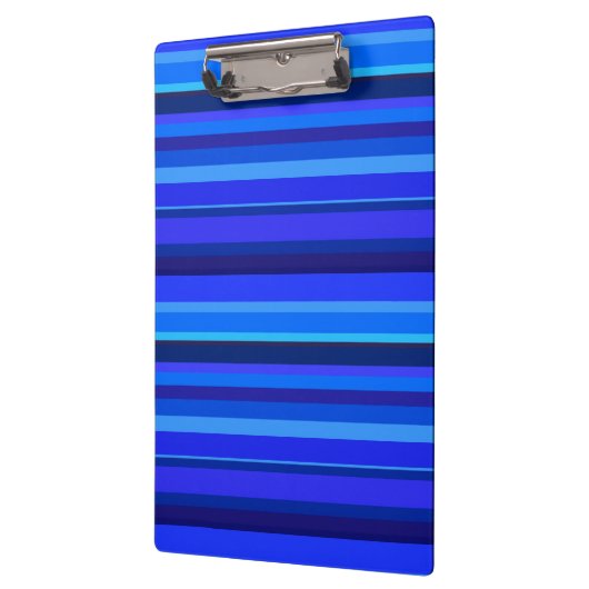 Blaue horizontale Streifen Klemmbrett (Links)