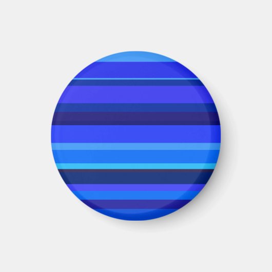 Blaue horizontale Streifen Magnet (Vorne)