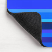 Blaue horizontale Streifen Mousepad (Ecke)