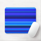 Blaue horizontale Streifen Mousepad (Mit Mouse)