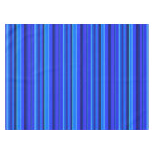Blaue horizontale Streifen Tischdecke (Vorderseite (Horizontal))