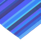 Blaue horizontale Streifen Tischdecke (Schrägansicht)