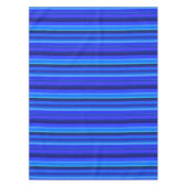 Blaue horizontale Streifen Tischdecke (Vorderseite)