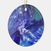 Blaue Horizonte " Keramik Ornament (Links)