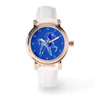 Blaue Horse Armbanduhr