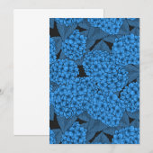 Blaue Hortensie (Vorne/Hinten)