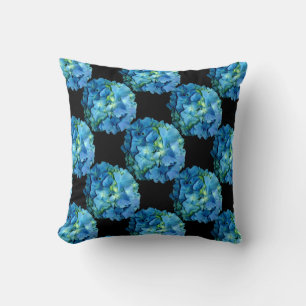 Blaue Hortensie Kissen