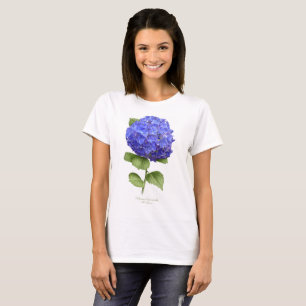 Blaue Hortensie T-Shirt