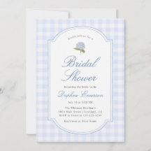 Blaue Hortensien Blumen Hochzeitsdusche