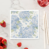 Blaue Hortensien Blumen Lunchservietten Serviette (Beispiel)
