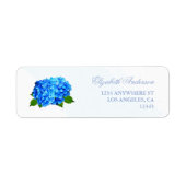 Blaue Hortensien-Blumenhochzeit (Vorne)