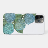 Blaue Hortensien-Blumenstrauß Case-Mate iPhone Hülle (Rückseite (Horizontal))