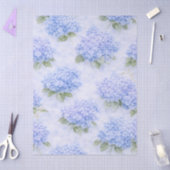 Blaue Hortensien-Blüten Seidenpapier (Basteln)