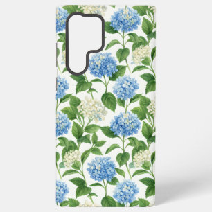 Blaue Hortensien-Garten   Wasserfarben Floral Sams Samsung Galaxy Hülle