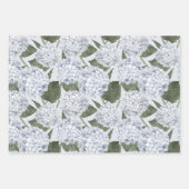 Blaue Hortensien-Gartenblumen  Geschenkpapier Set (Vorderseite 2)