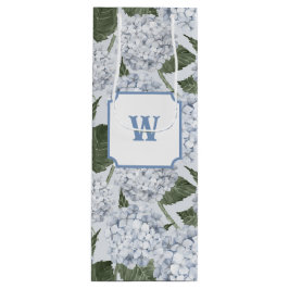 Blaue Hortensien-Gartenblumen  Geschenktüte Für Weinflaschen