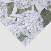 Blaue Hortensien-Gartenblumen Seidenpapier (Detail)