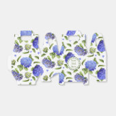 Blaue Hortensien Geschenkschachtel (Ungefaltet)