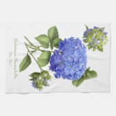 Blaue Hortensien Handtuch (Horizontal)