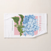 Blaue Hortensien Handtuch (Handtuch)