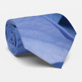 Blaue Hortensien Krawatte (Gerollt)