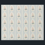 Blaue Hortensien-Küstenstreifen-Brautdusche Geschenkpapier<br><div class="desc">Feiern Sie mit einer klassischen Küsten-Hochzeitsduscheinladung. Dieses Design zeigt zarte blaue und rosa Aquarell-Hortensien,  umrahmt von einem geschwungenen Oval auf einem zeitlosen blau gestreiften Hintergrund. Es ist die perfekte Wahl für eine elegante Garten-Teeparty oder eine Sommerhochzeitsdusche.</div>