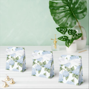 Blaue Hortensien-Muster-Wasserfarbe-Floral-Botanik Geschenkschachtel